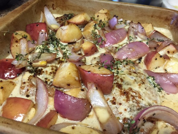 Healthy Food Bag: Skillet Pork Chops and Onions